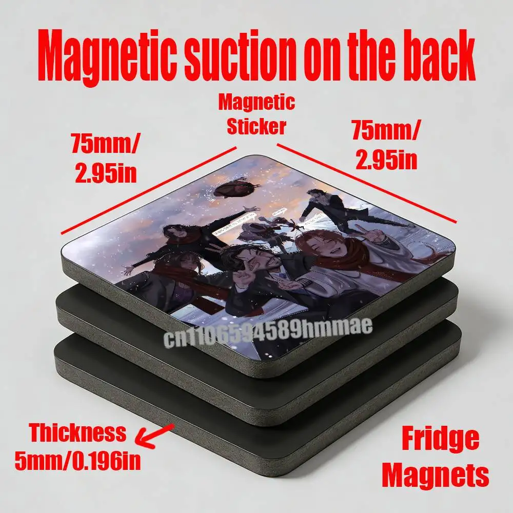 For Gustave Clair Obscur Expedition 33 Fridge Magnetic Cards Cover Metal Icebox Cabinet Custom Refrigerator Magnets