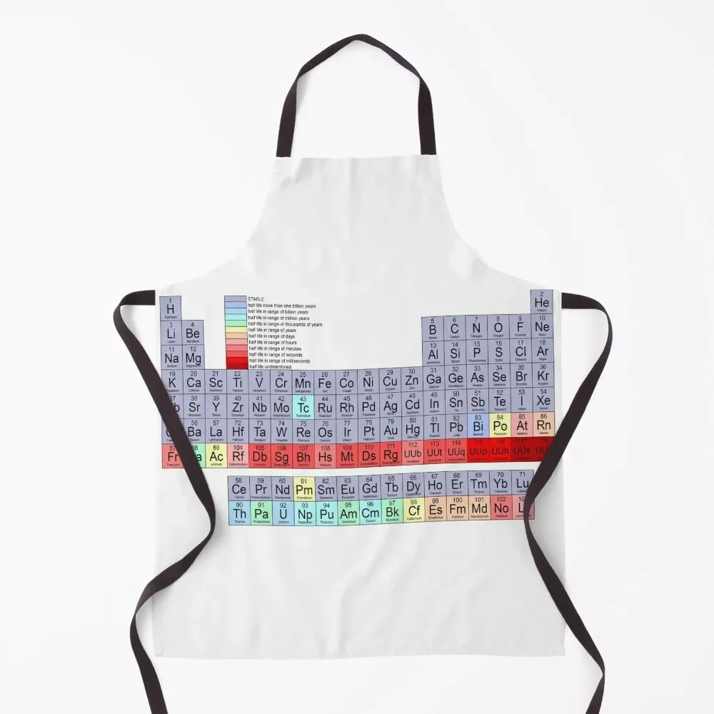 Periodic Table Apron For Nail Stylist House Things For Home And Kitchen christmas kitchen cloths Apron