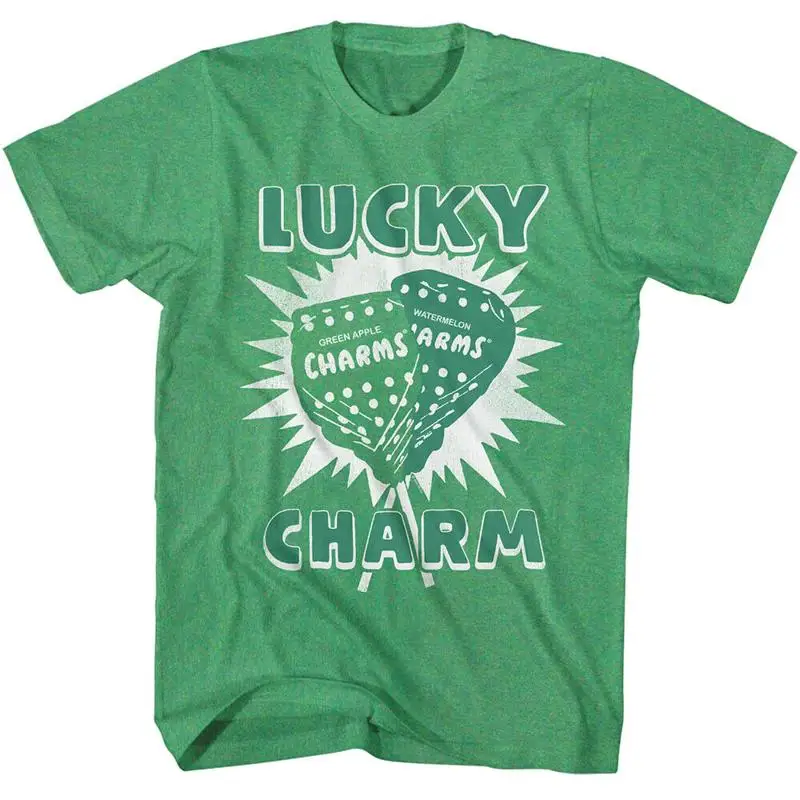 Мужская футболка Tootsie Roll Charms Blow Pops St Patricks Lucky Charm