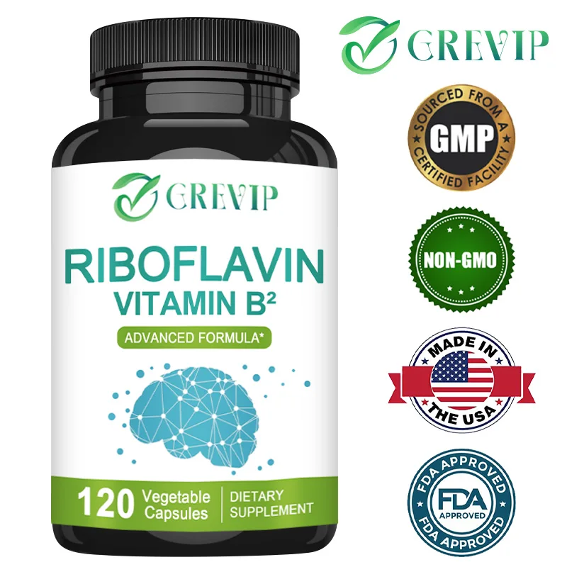 

Vitamin B2 Riboflavin 400mg – Energy and Cellular Health, Supports The Nervous System