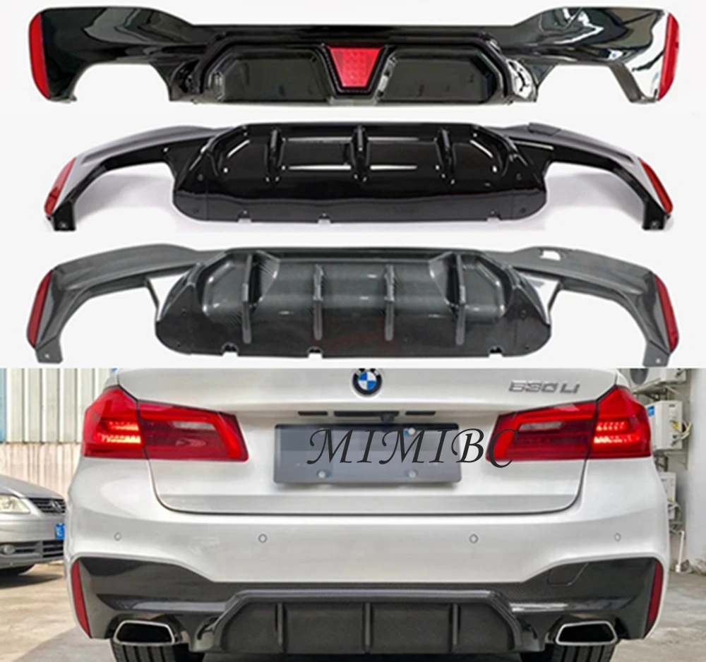 

FOR BMW 5 Series G30 G38 2018-2022 M5 Performance Competition CS Style Rear Bumper Diffuser M Sport Diffusor 530i 540i