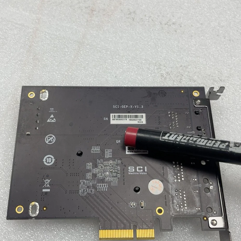 MACHINE VISION Double Gigabit Acquisition Card SCI-GEP-X-V1.3