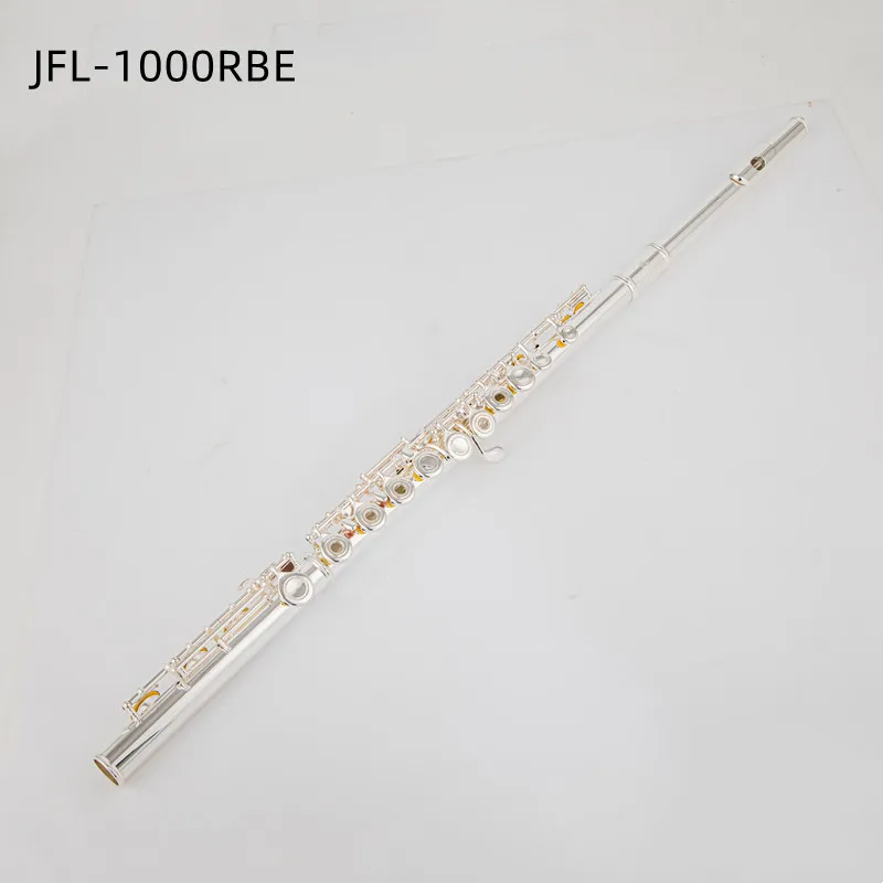 JUPITER JFL-1000RBE 16 Holes Closed C Key Flute Cupronickel Silvering Concert Flute Case Cleaning Cloth Stick Gloves Padded Bag