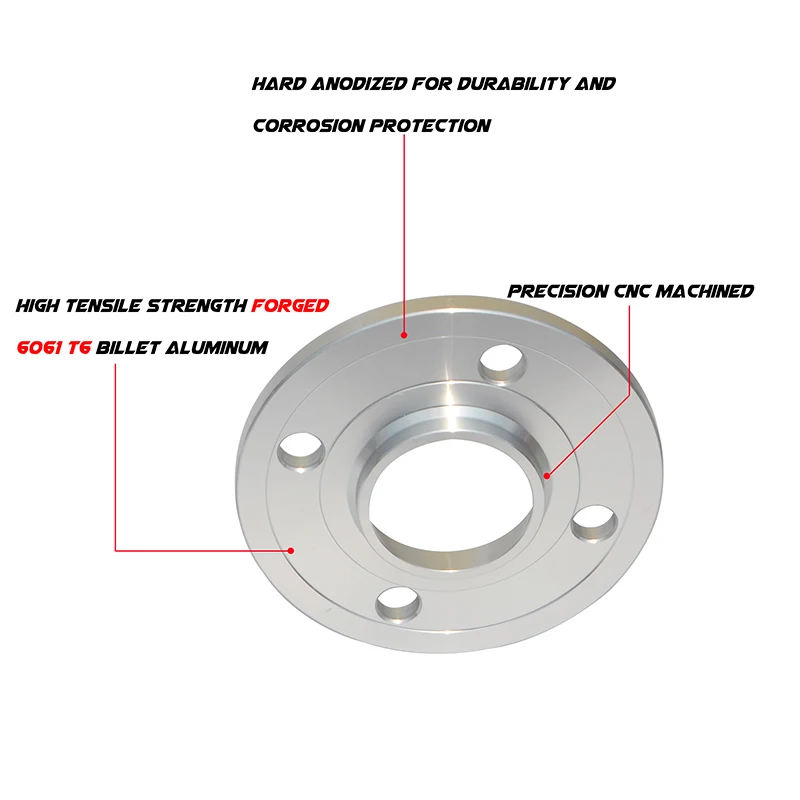 2x 15|20mm Hub Center 57.1mm 4x100 Wheel Spacer Cone Shape M12x1.5 Studs For BMW E30 M3 NEW 318 325is Suspension lift k view 5