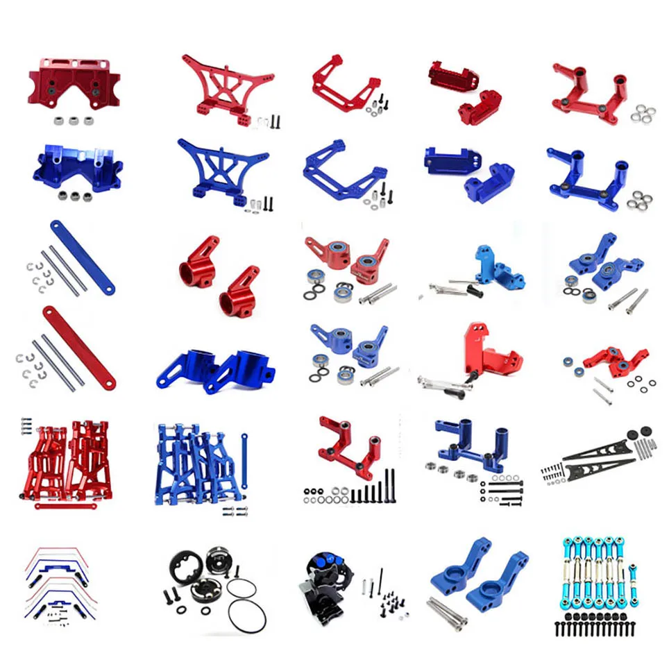 Upgrade accessories C-seat steering cup swing arm steering group Tie rodsuspension brackets for TRAXXAS SLASH 2WD