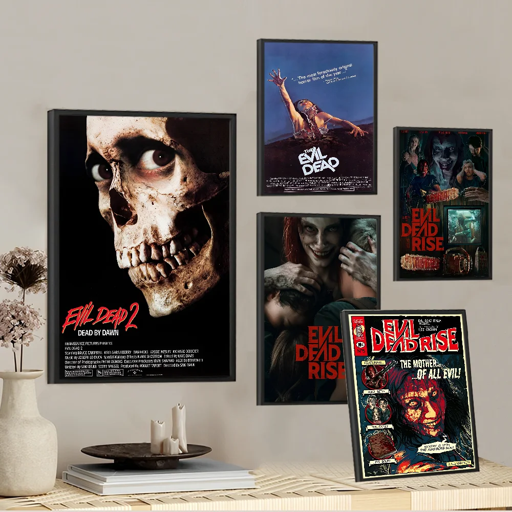 

T-The E-Evil Dead Whitepaper Poster Waterproof Paper Sticker Coffee House Bar Aesthetic Art Wall Painting