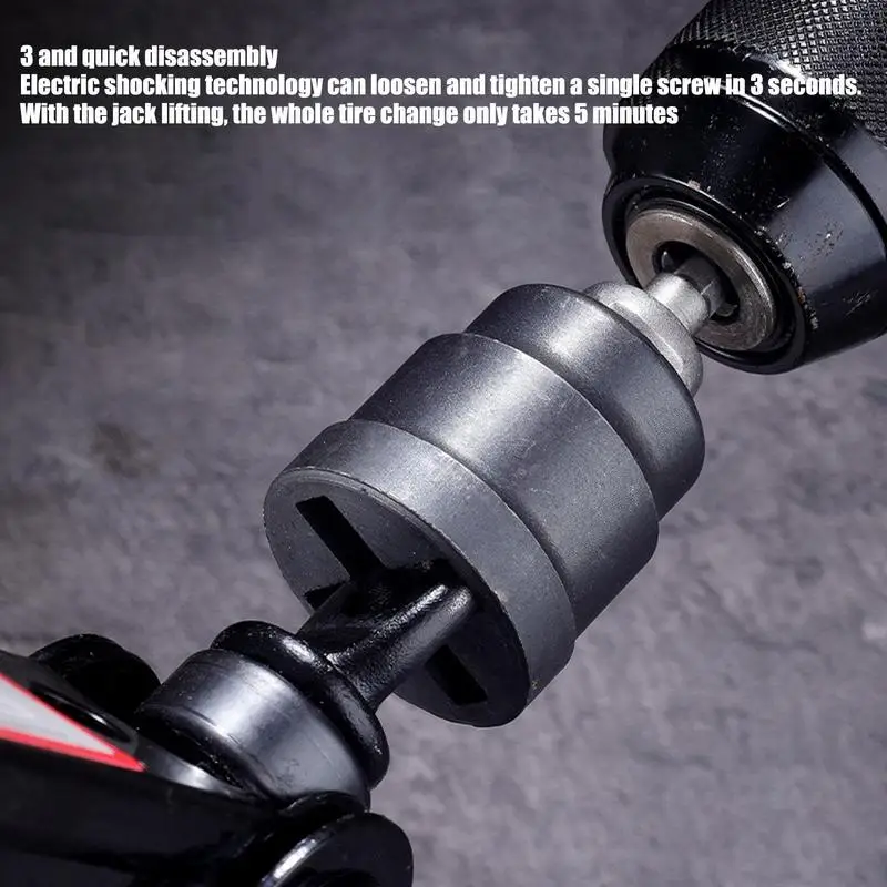 

Адаптер для дрели с домкратом прицепа, ножничный домкрат для автодома, стабилизирующая розетка, сверхмощная насадка для дрели, аксессуары для авторемонта для мастерской