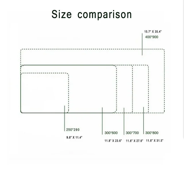 Gaming Mouse Pad Cute Desk Accessories Keyboard and Mouse Sets Mouspad Keyboard Pad Desk Protection Mat Laptop Desktop Computers #6