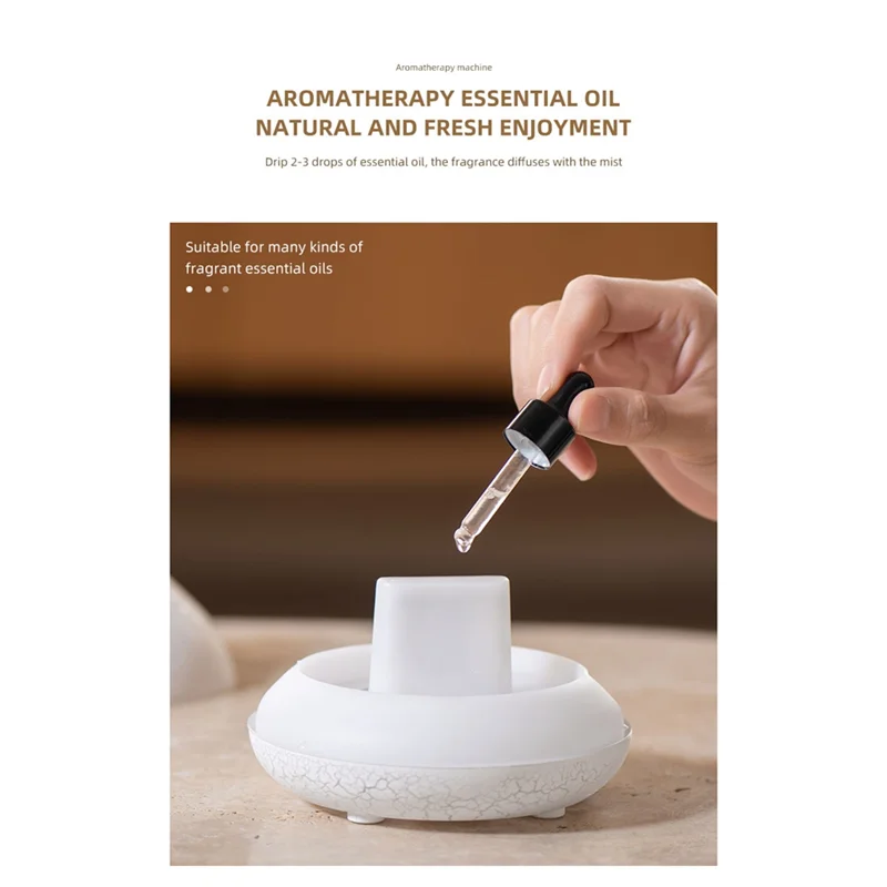 LECKL-Flame الناشر 130 مللي الناشر النار الملونة لهب المرطب الصغيرة زيت طبيعي الناشر لغرفة مكتب أ