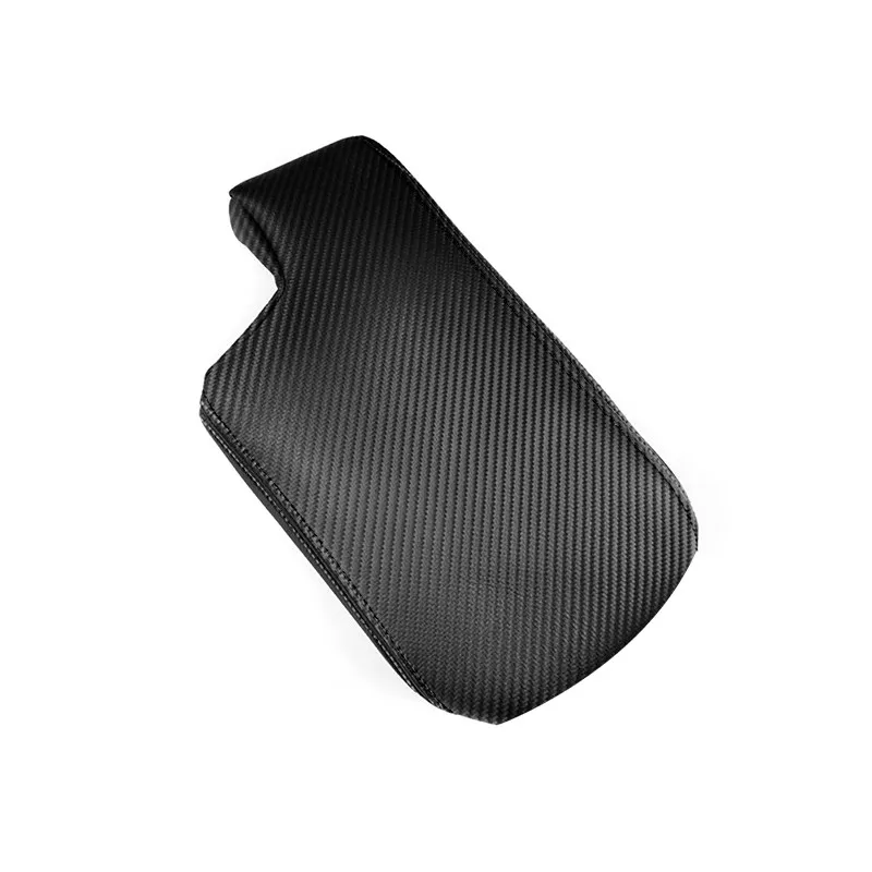 LHD For BMW 3 Series E46 1998-2005 Microfiber Leather Car Interior Center Console Armrest Box Cover Sticker Trim Carbon Texture