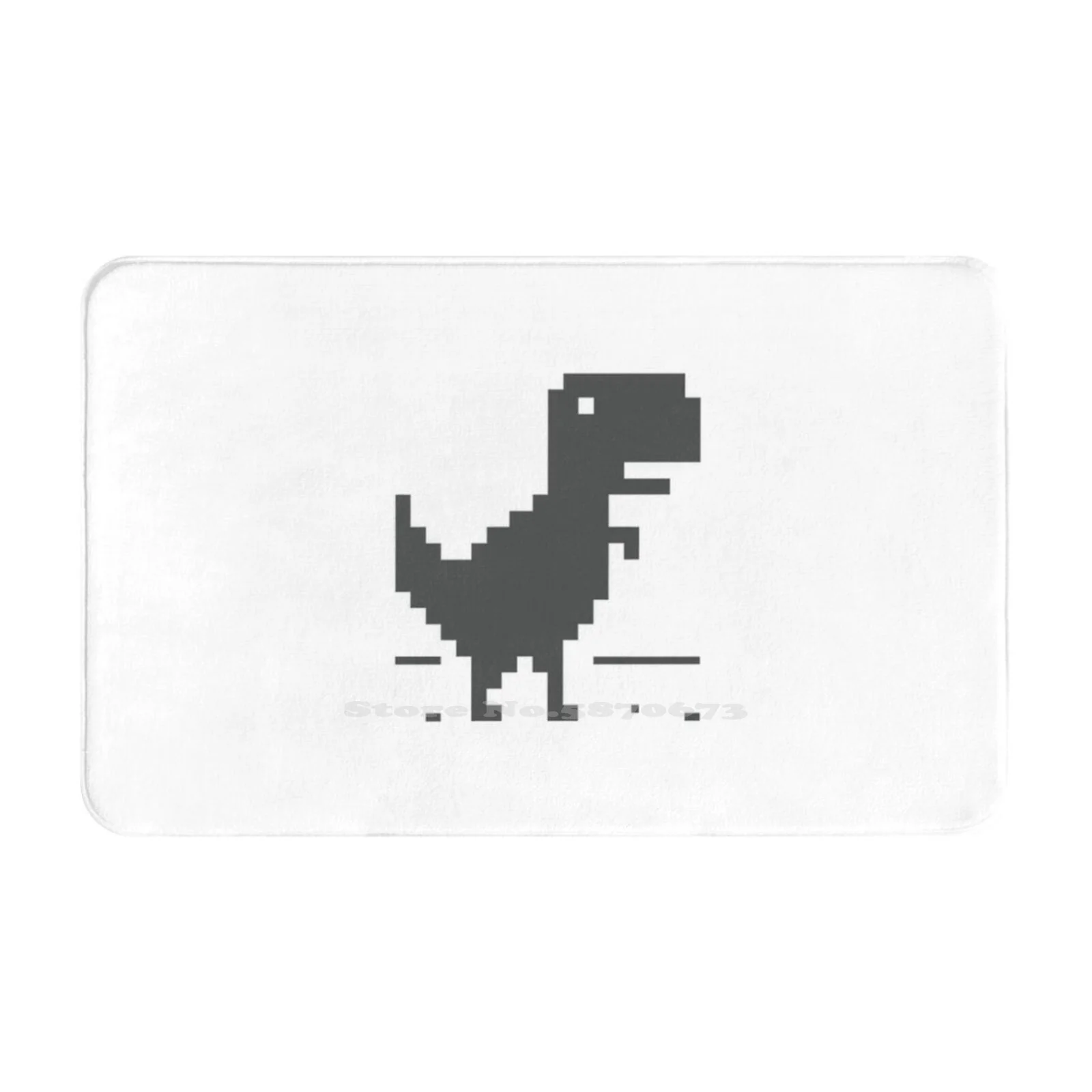 Unable To Connect To The Internet-Dinosaur Soft Cushion Car Home Carpet Door Mat Offline Google Chrome Dinosaur Cute Funny