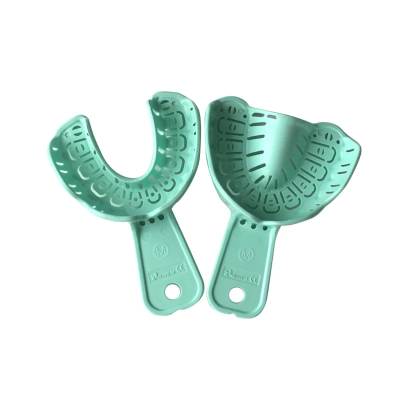 1pcs Dental Impression Set Tray Plastic Disposable Denture Trays Dentist Tools Dentistry Lab Material