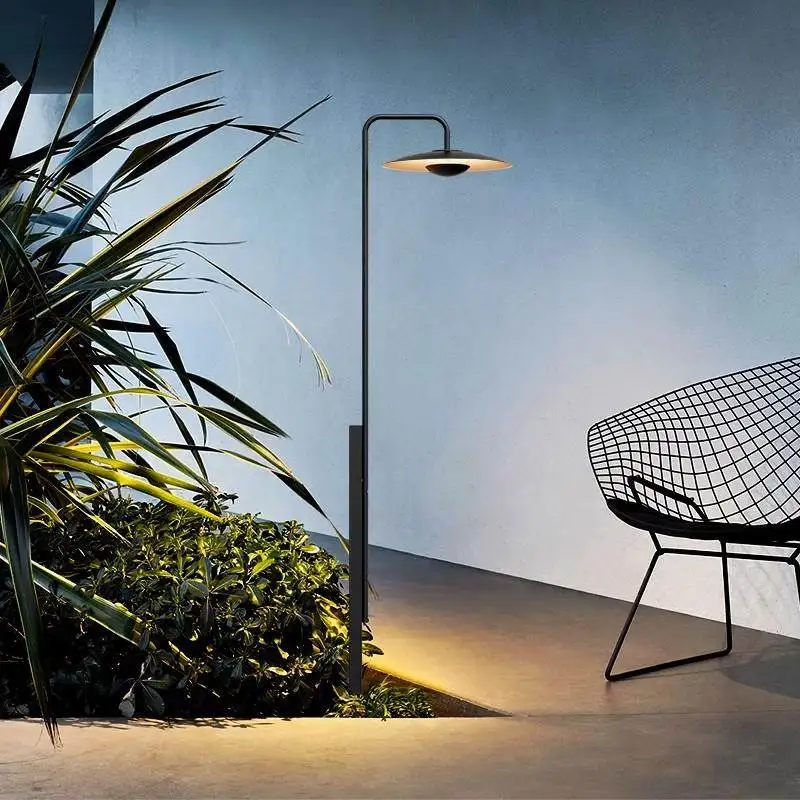 Outdoor high mast lights, waterproof street, outdoor courtyard, villa landscape, simple community, park lights, lawn