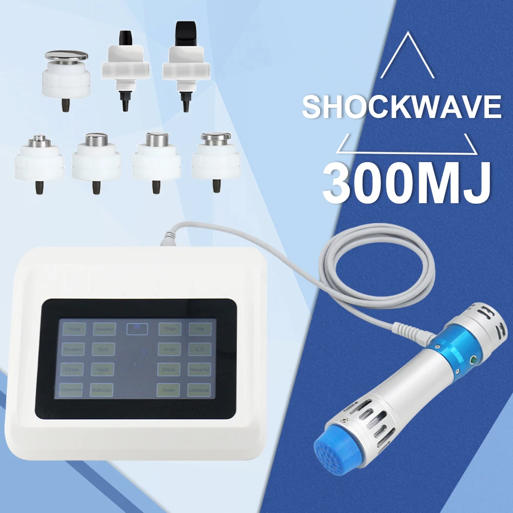 New Shockwave Therapy Machine For Erectile Dysfunction Muscle Pain Massage Relaxation 300MJ Portable Shock Wave Instrument 2024