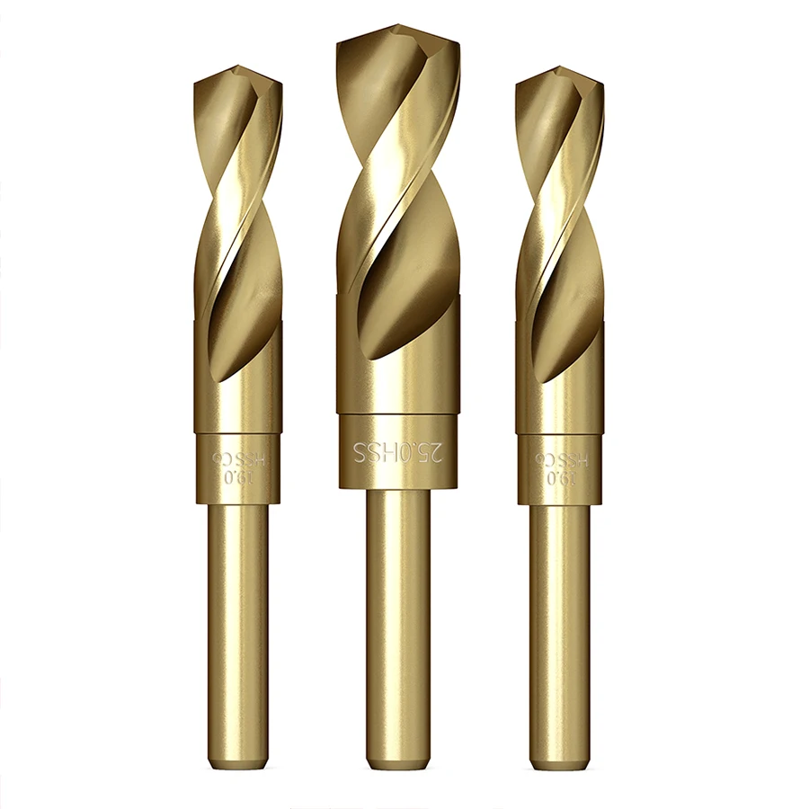 1/2equal handle twist drill bit small handle drill high speed steel stainless steel shrinkhandle drill iron aluminum metal drill