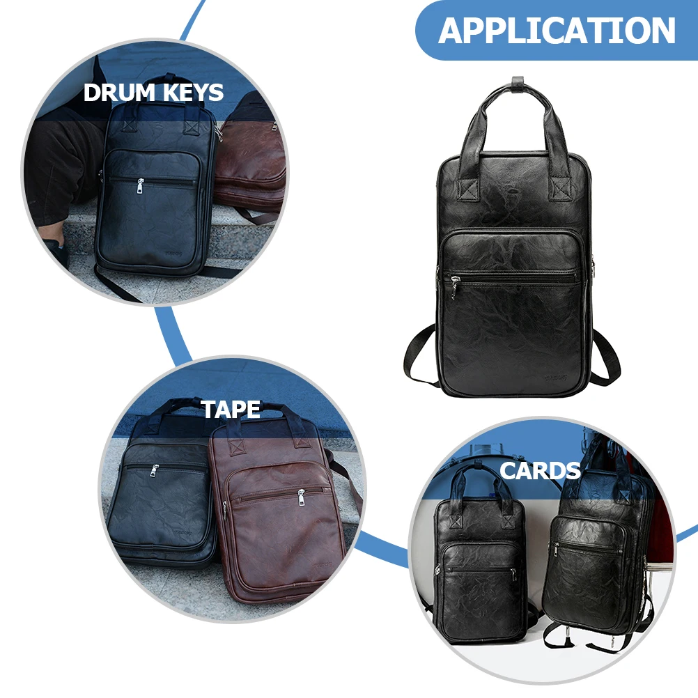 

Drum Stick Bag Drumstick Bagpack Backpack Kit Mallet Holder Cotton Backpqck Drummer Accessories Man
