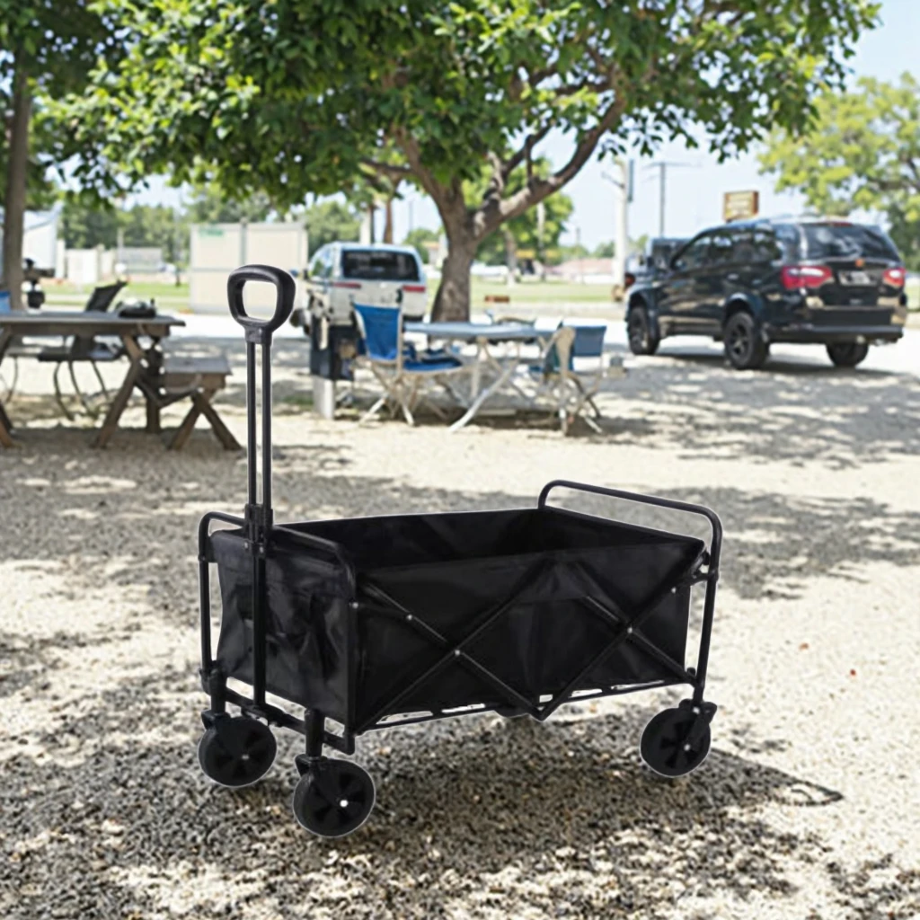 Wholesale Modern Style Multi-purpose Folding Wagon Cart  Outdoor Camping Large Capacity Beach Wagon
