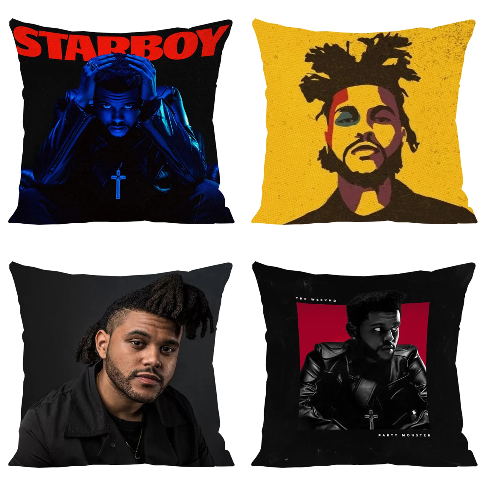 T-The Weeknd Fan Gifts Cushion Covers for Decorative Cushions Pillowcases for Pillows 45x45 Cushion Cover Home Decoration Pillow