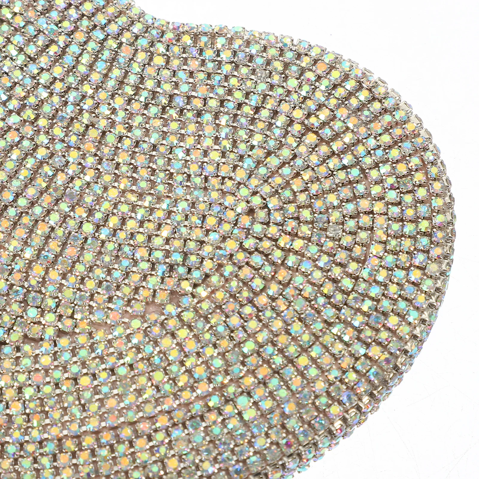 مرآة مكياج محمولة من حجر الراين، مرآة محمولة للسفر، مدمجة وواضحة، عاكسة خفيفة الوزن ومتينة