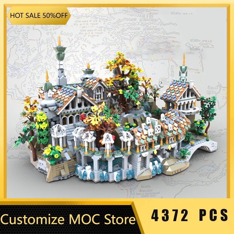 

Новинка 4372, детали, знаменитая серия фильмов, MOC, сцена, модель замка, сделай сам, креатив для детей, популярные игрушки, сборка, головоломка, праздничные подарки