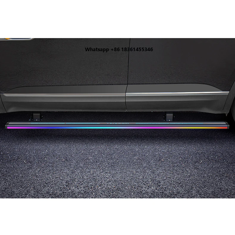

Dustproof Silent Led Running Board Pedal Lights Electric Side Step for Carnival