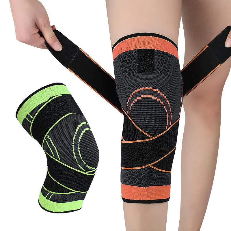 1/2Pcs Knee Compressions Sleeve Sports Knee Guards Sport Exercise Outdoor Dual Pressure Binding Guards Keep Knees Breathable