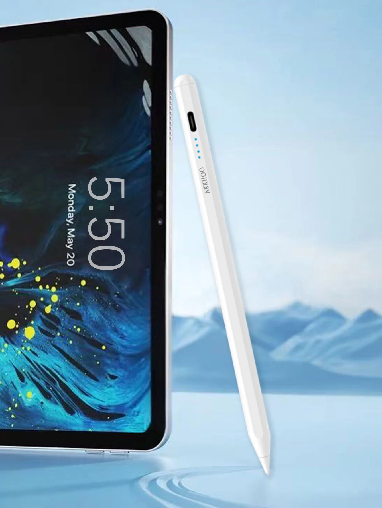 

Перезаряжаемая ручка для сенсорного экрана ipad Емкостная ручка, стилус для сенсорного экрана, подходит для Apple/Huawei/Xiaomi/планшета