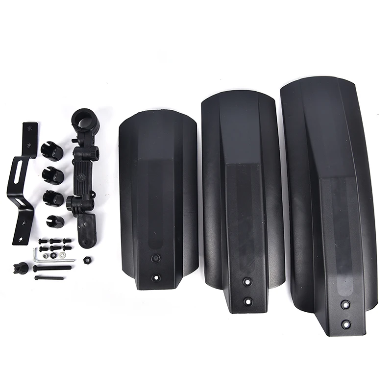 2PCS Micycle  Mud Guard Fenders for Fat Tire Snow Bicycle  Mountain Bike Front Rear - view 2