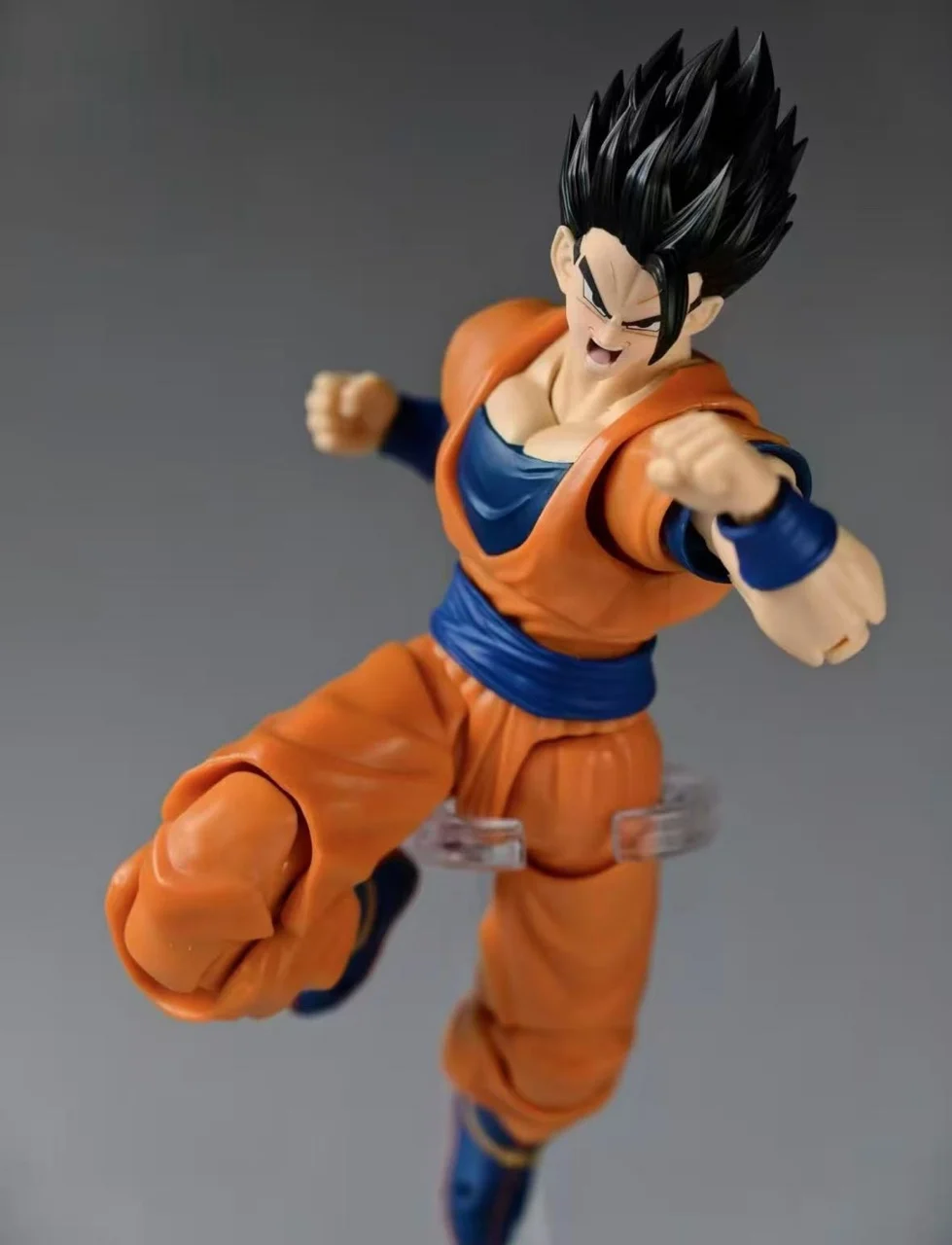 En Stock, juguetes con agujeros negros, cabeza de Son Gohan esculpida, Dragon Ball Mystic Ultimate, accesorios para cabeza de Son Goku, figuras de acción de Anime