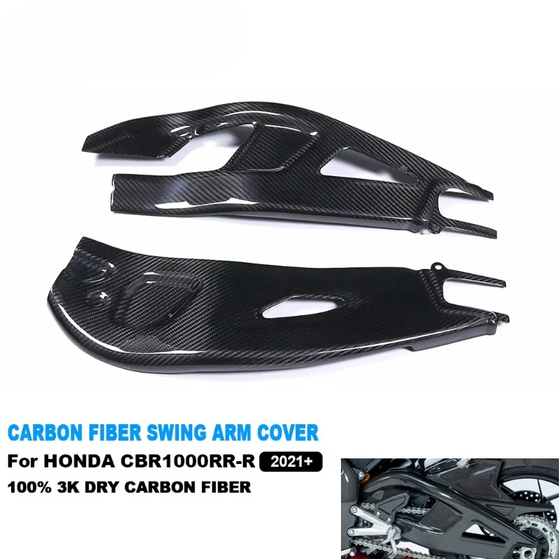 Carbon Fiber Motorcycle Swingarm Cover Protector Swing Arm Guard Fairings for CBR1000RR-R 2021-2026