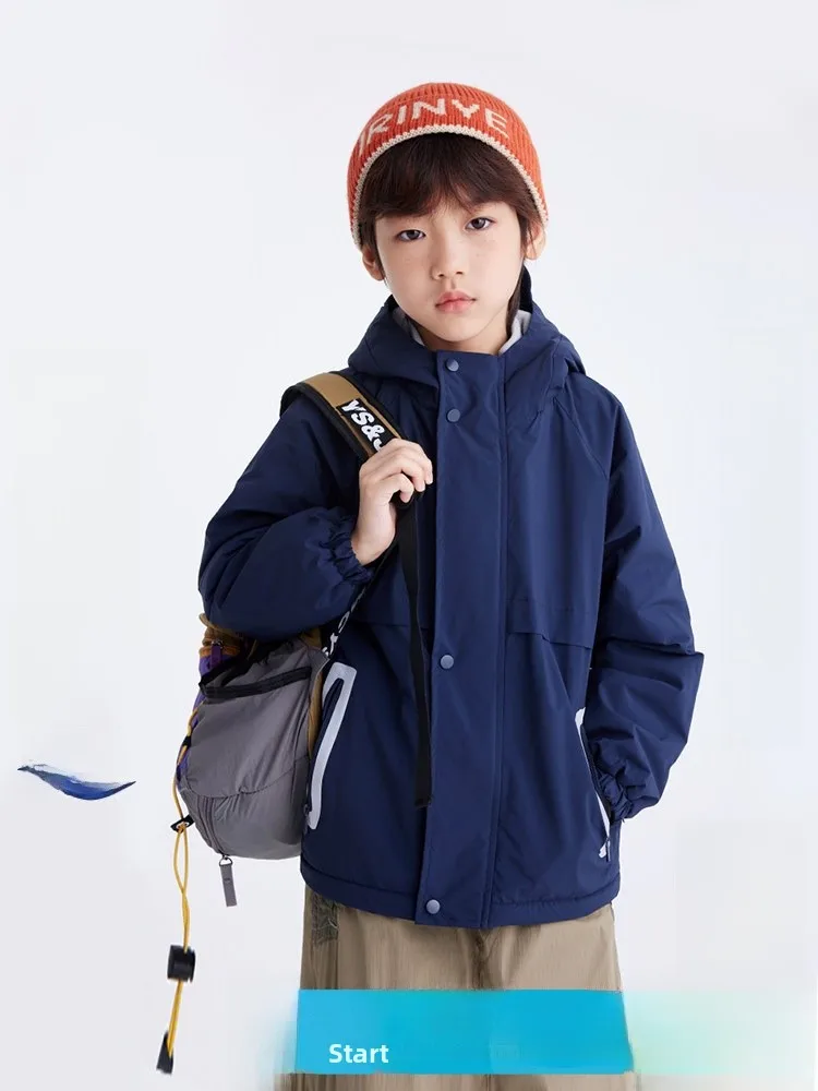 

Purrfect Diary Children's Outdoor Windproof Warmth Autumn Winter Jacket Boys Girls Kids Fashionable Essential Outerwear