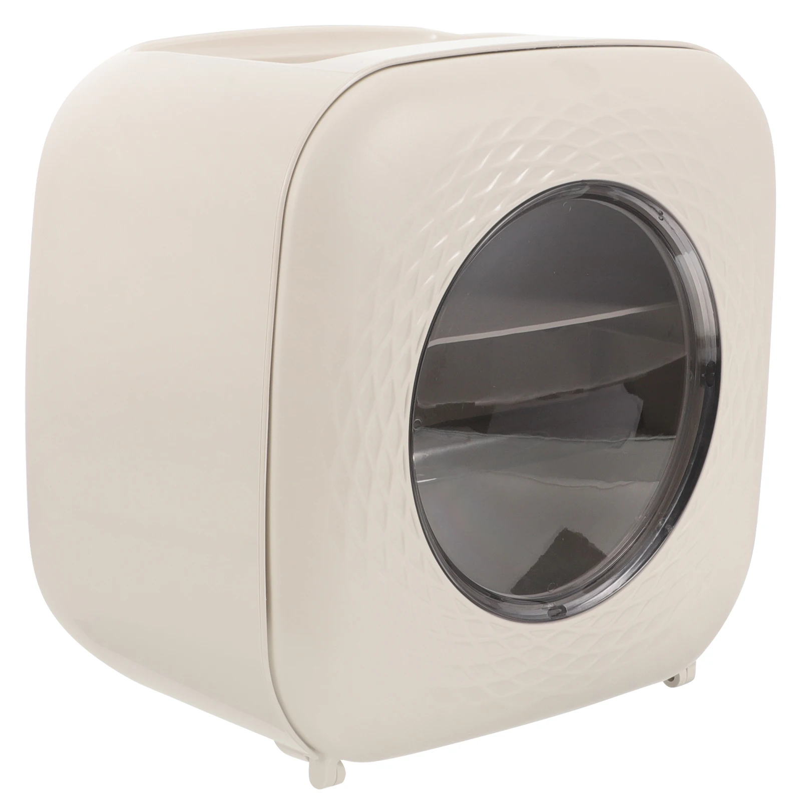 

Wall Mount Tissue Box Holder Bathroom Rack Paper Towel Dispenser Waterproof Storage Solution Large Capacity No Drill Needed