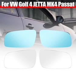 Car Side Heated Rearview Mirror Glass Left & Right White & Blue For VW Golf 4 JETTA MK4 Passat B5 Bora 1J1857521 1J1857522