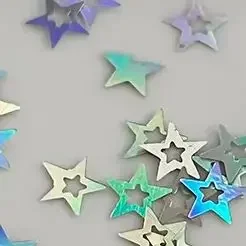 Star Glitter เลเซอร์เล็บ Flake แฟลช Pentagram ขนาดเล็กเล็บเลื่อม Kawaii DIY อุปกรณ์แต่งเล็บเล็บ Charm