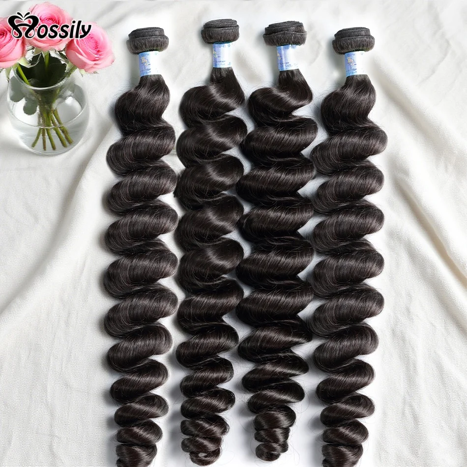 

12A Свободные волнистые пучки 100% наращивание человеческих волос Малайзийское плетение волос Tissage Cheveux Humain Wave 1, 3, 4 пучка для чернокожих женщин