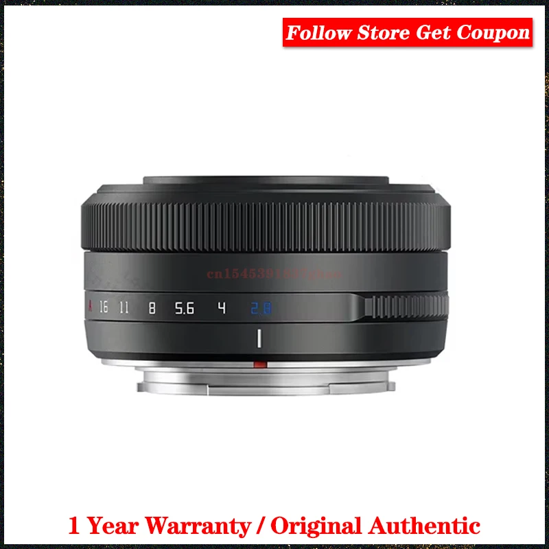 TTArtisan Autofokus 27 mm F2,8 Kameraobjektiv Fujifilm XF-Halterung für XA7 XT30 XPRO XE4 XS10