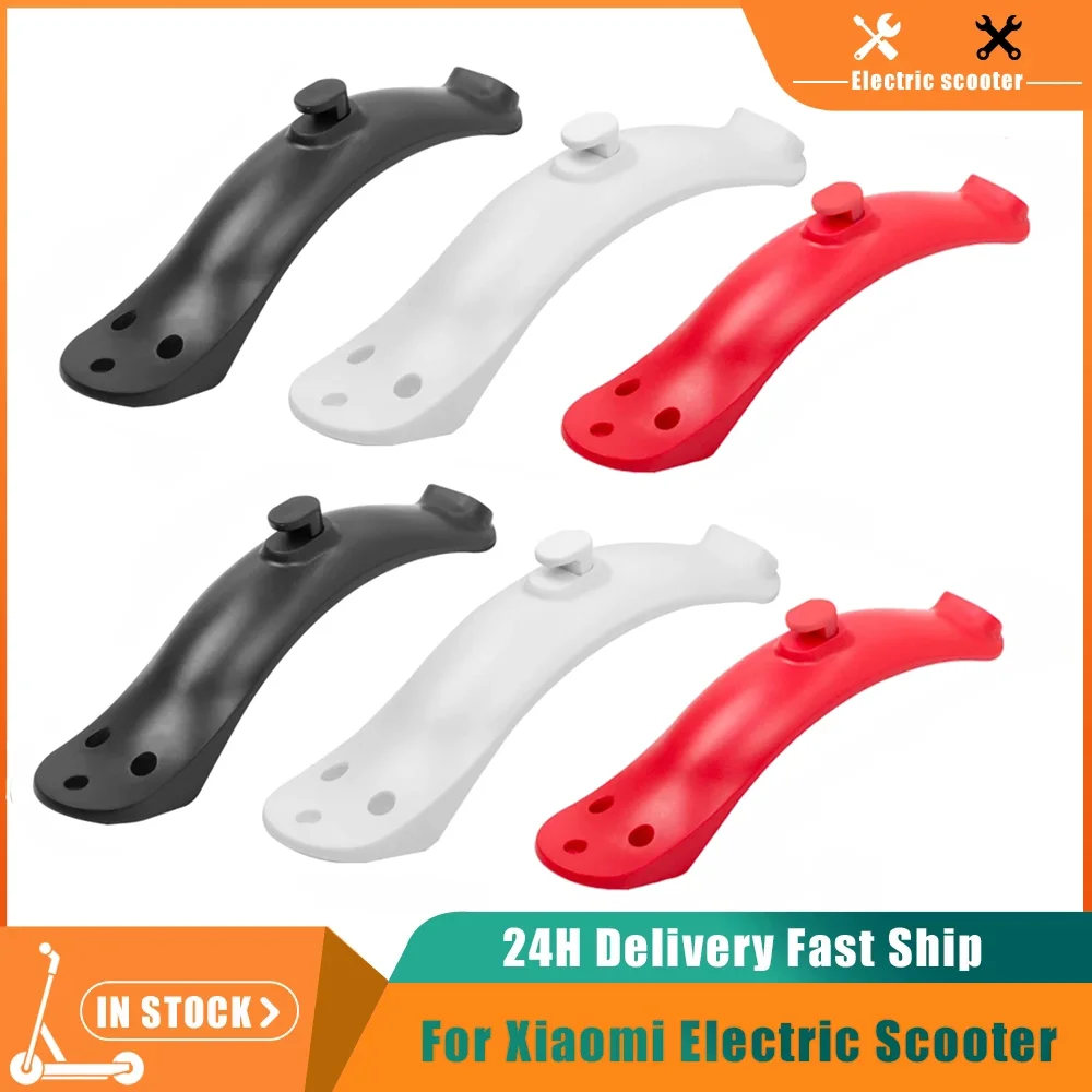 6/10PCS Rear Mudguard Splash Fender Short Ducktail For Xiaomi M365/M187/Pro Electric Scooter Upgraded Back Wing Accessories Part