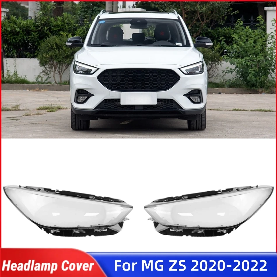

For MG ZS 2020 2021 2022 Car Replacement Parts Front Lamp Glass Glass Headlights Car Front Headlight Lens Cover Lights Shell
