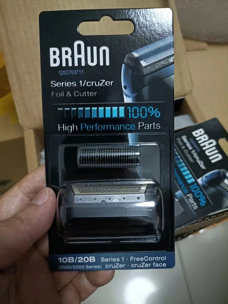 Braun Foil and Cutter Head Replacement 10B 20B for Braun Electric Shaver 1000/2000 Series 180 190 1735 1775  170S