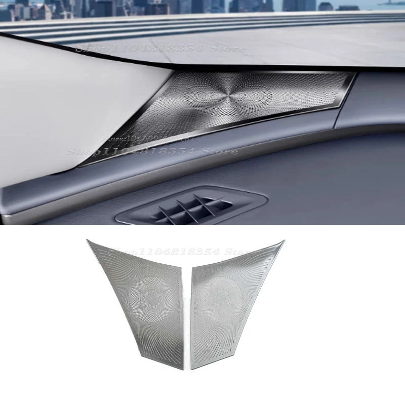 

Car Styling For Toyato Rav4 RAV 4 6th 2026 2027 Audio Horn Cover Speaker Metal Door Panel Protective Tape AC Speaker Loud cover