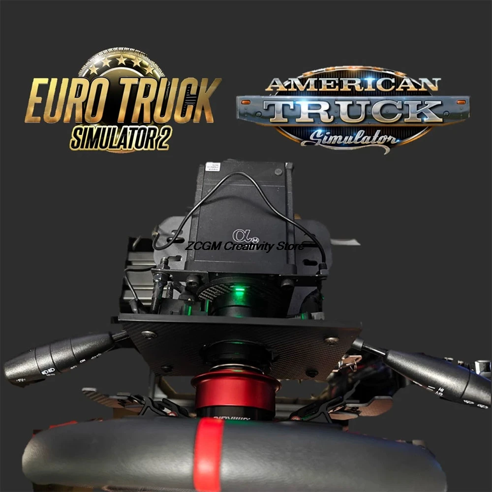 Racing Simulator Steering Wheel Key start Turn Signal Wiper Adapter For Simagic Alpha/Alpha mini Headlight Switch For ETS2 ATS