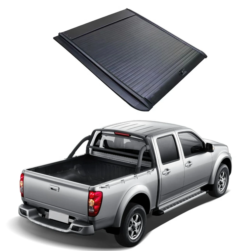 Waterproof High Quality Tonneau Cover 4x4 Roller lid Shutter For GWM Fengjun 5/6/7 With Roll Bar Sports Bar