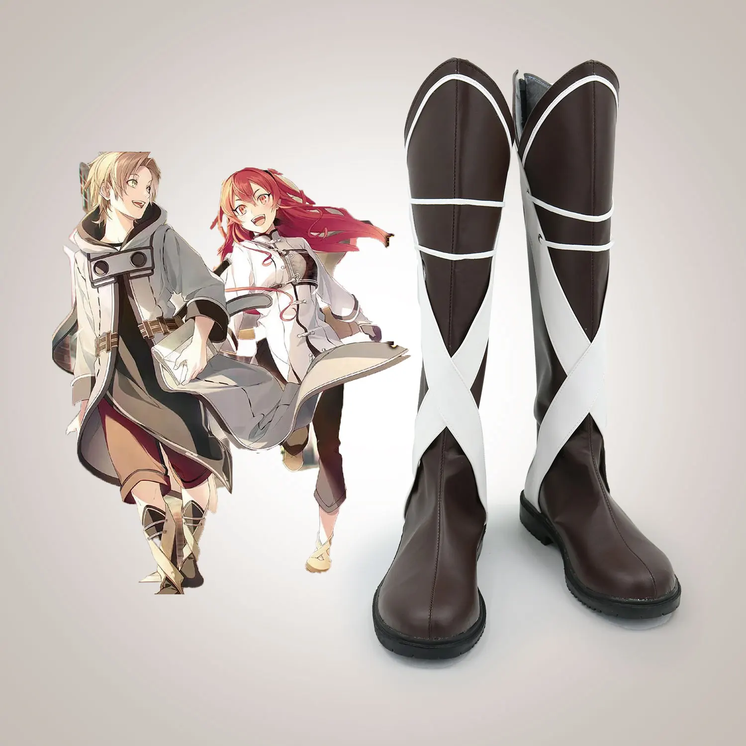 

Сапоги для косплея в стиле аниме Rudeus Greyrat, обувь для Хэллоуина, карнавала, вечеринки