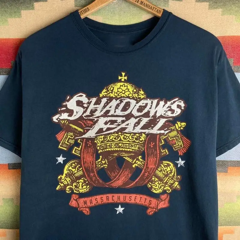 Vintage Shadows Fall Band Black T shirt Cotton All size S 345XL HD24