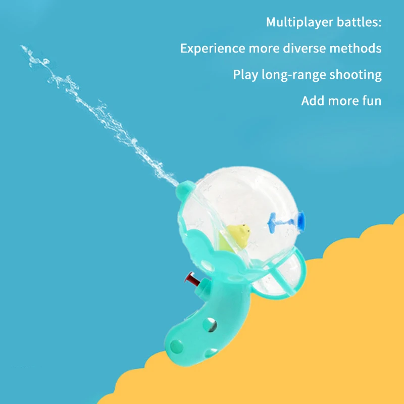 Verano al aire libre playa piscina juego interactivo de lucha contra el agua juguete rociador de agua de dibujos animados lindo rociador de agua transparente