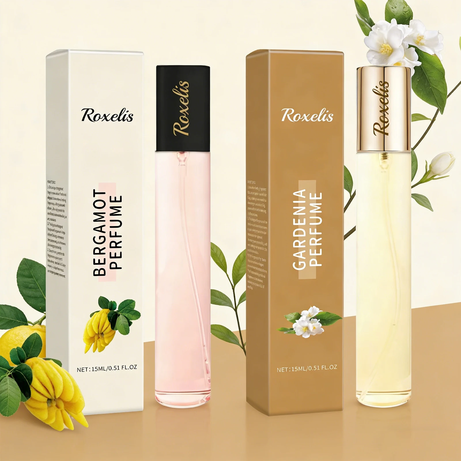 

Roxelis15ml Pheromone Perfume for Women 15ml, Bergamot Gardenia Scent, Fresh Elegant Eau de Parfum Spray, Daily Dating Fragrance