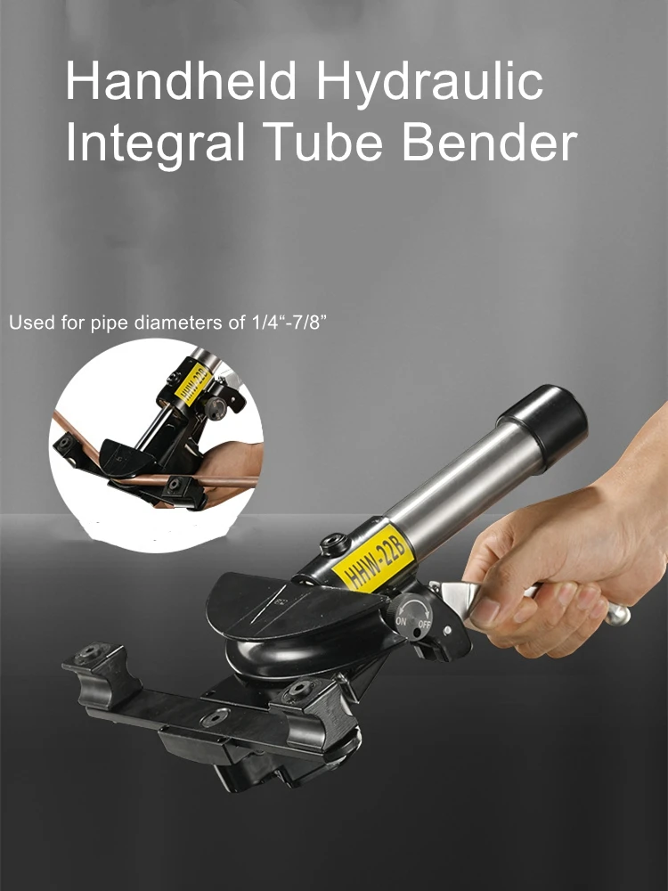 HHW-22B hydraulic pipe bender pipe bender manual bending machine small stainless steel pipe  bender
