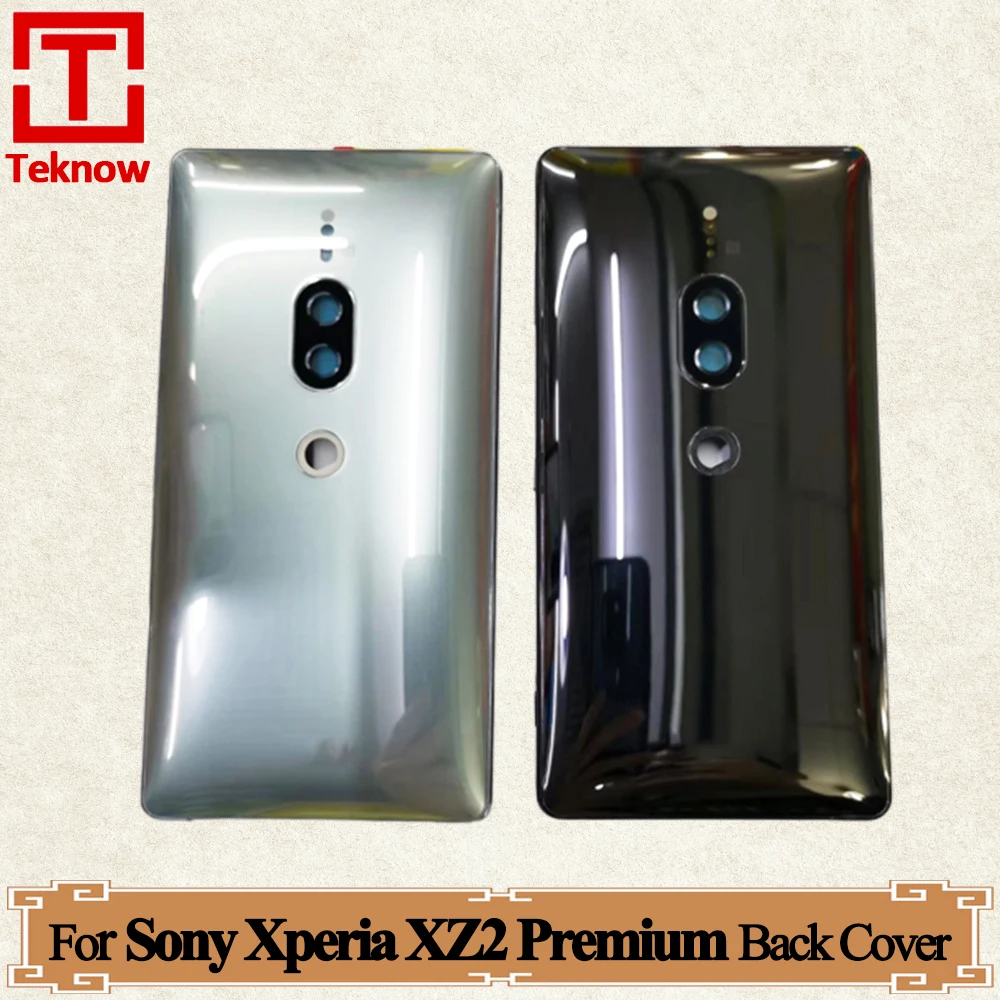 

AAA+ quality For Sony Xperia XZ2 Premium Battery Cover H8166 H8116 SOV38 Housing Case For Sony Xperia XZ2P Back Cover Replace