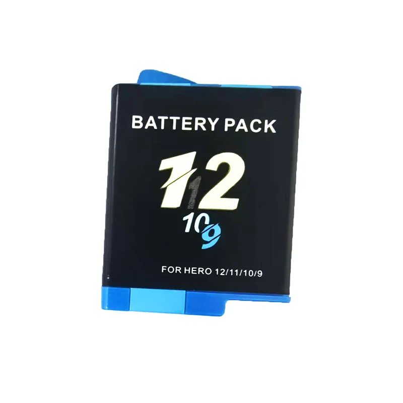 2000mAh Battery for GoPro hero 10 +LCD 3-Slots Charger with Type-C Port for GoPro Hero 9 Go Pro 10 hero 11 12 Sport Cameras