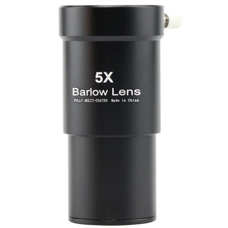 

5X Extender Barlow Lens 1.25 Inches Barlow Mirror For Astronomical Telescope Astrophotography Accessories